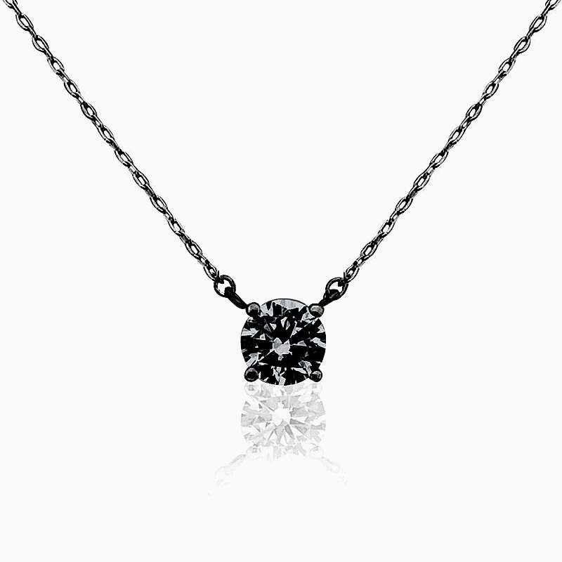 0.84 Carat Solitaire Necklace
