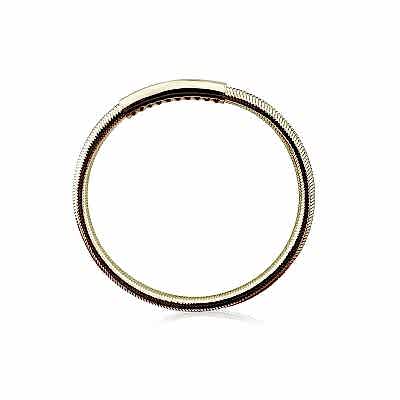 14K Gold Flexible Italian Bracelet - Thumbnail