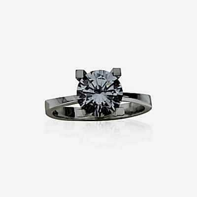 by Eda Çetin - 2 Carat Solitaire Ring