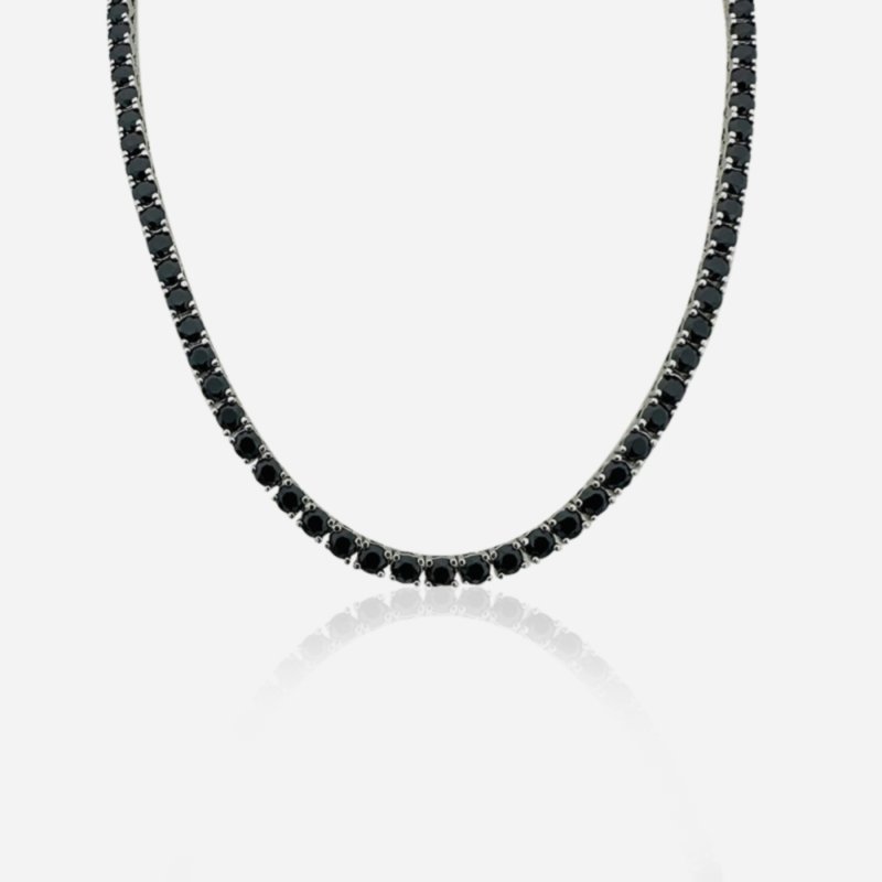 3 mm Black Waterway Necklace - 45 cm