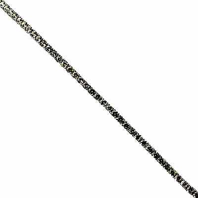 by Eda Çetin - 3 mm Champagne Tennis Bracelet