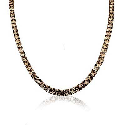 by Eda Çetin - 3 mm Champagne Waterway Necklace