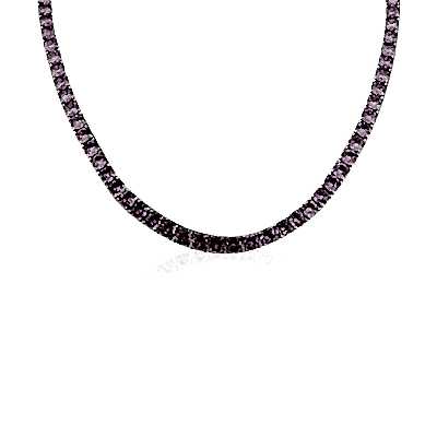 3 mm Colored Water Necklaces - 40 cm - Thumbnail