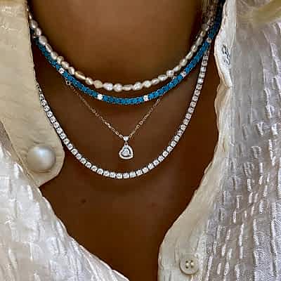 by Eda Çetin - 3 mm Waterline Necklace - 45 cm (1)