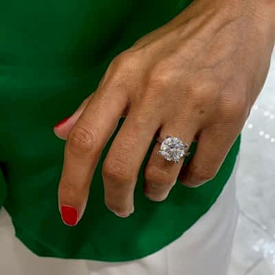 5 Carat Solitaire Ring - Thumbnail