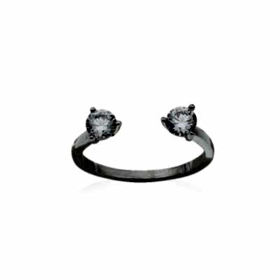 by Eda Çetin - Adjustable Double Stone Ring