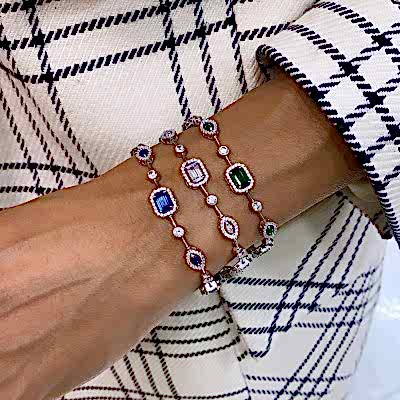 by Eda Çetin - Amber Baguette Bracelet