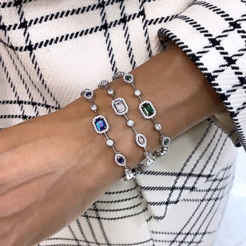  Amber Baguette Bracelet