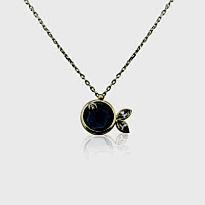 by Eda Çetin - Aqua Marine Fish Necklace