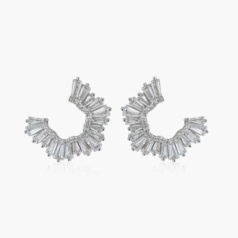 Baguette Fan Earrings