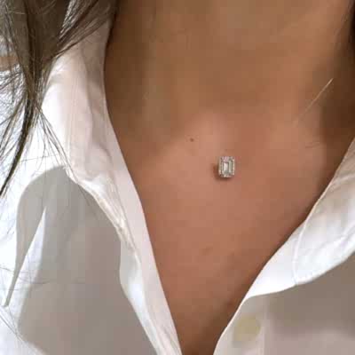 by Eda Çetin - Baguette Ghost Necklace