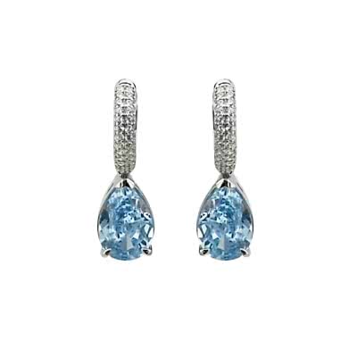 by Eda Çetin - Blue Drop Earring