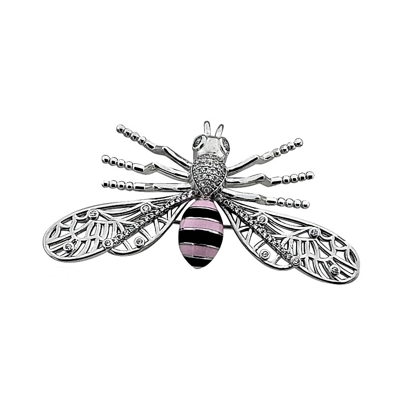 Bone Fly Brooch