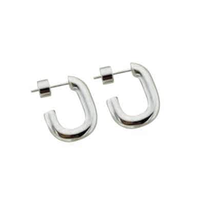 Booby Hoop Earrings - Thumbnail