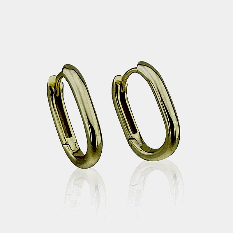 Booby U Hoop Earrings