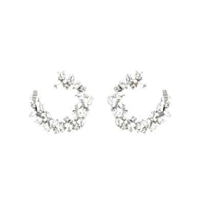 by Eda Çetin - Broken Baguette Fan Earring