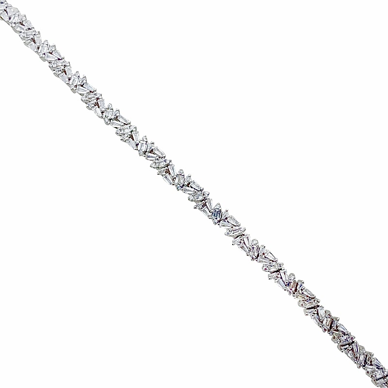 Broken Baguette Ivy Tennis Bracelet