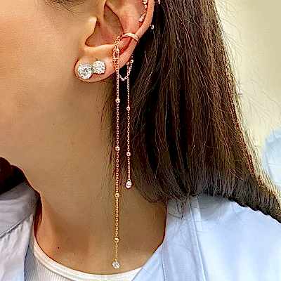 by Eda Çetin - Cartilage Earring with Ball Detail (1)