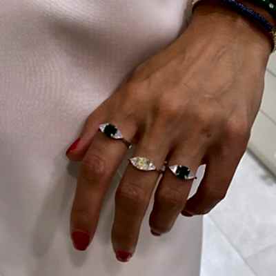 by Eda Çetin - Champagne Crown Ring (1)