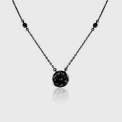 by Eda Çetin - Champagne Solitaire Necklace