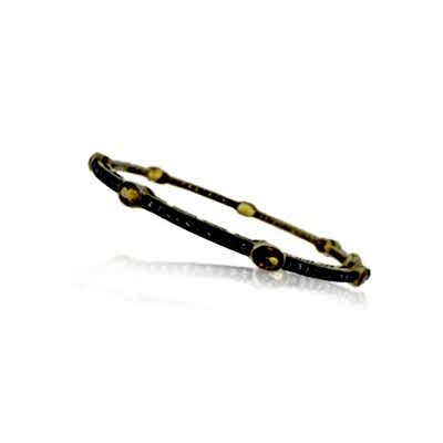 by Eda Çetin - Citrine Stone Diamond Bracelet