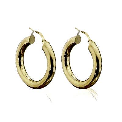 by Eda Çetin - Classic Hoop Earring-Rose (1)