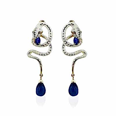by Eda Çetin - Cleopatra Design Earrings - Enamel