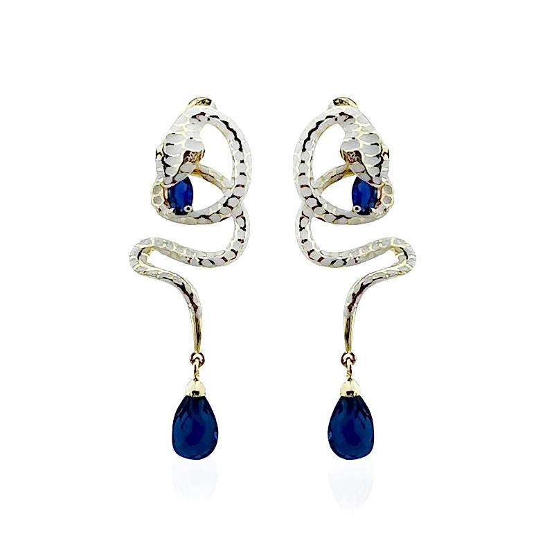 Cleopatra Design Earrings - Enamel