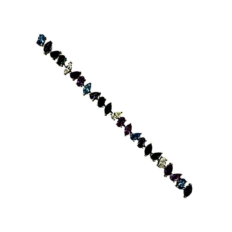 Colorful Asymmetric Waterline Bracelet