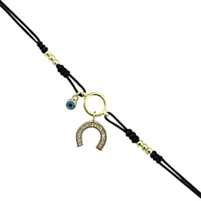 Corded Horseshoe Bracelet - Thumbnail