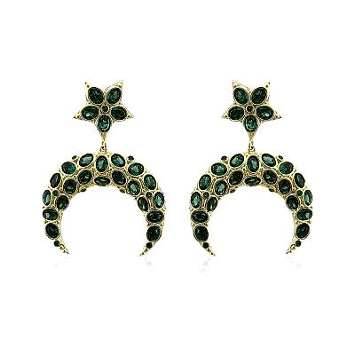 by Eda Çetin - Crescent Ruby Collection Earrings