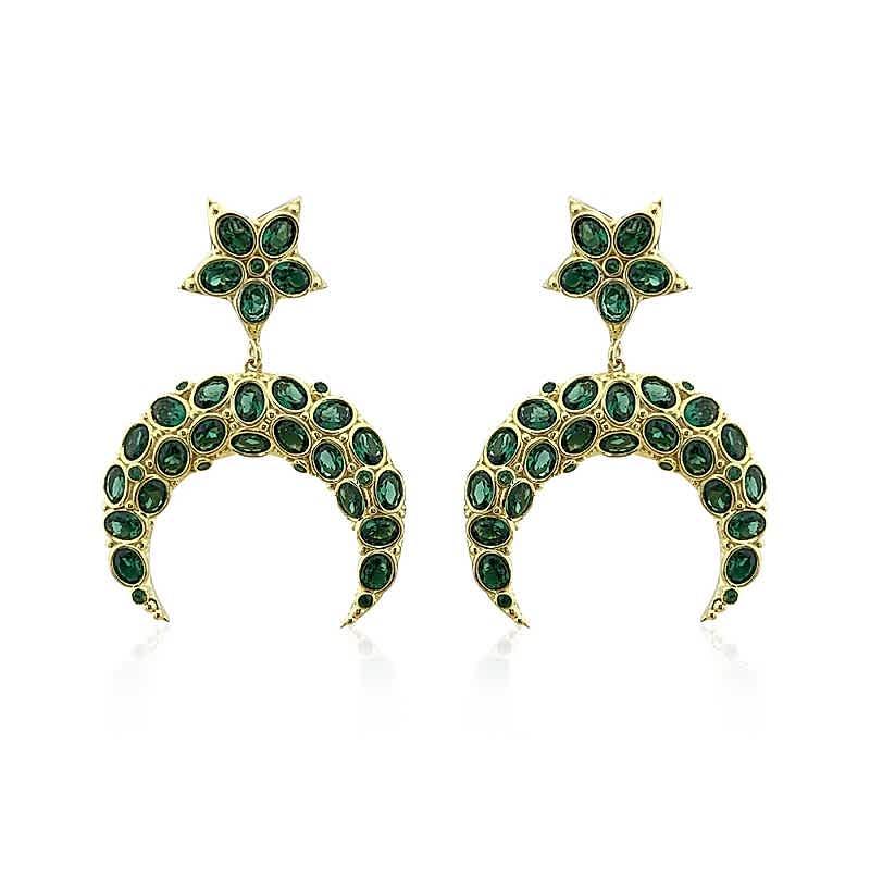 Crescent Ruby Collection Earrings