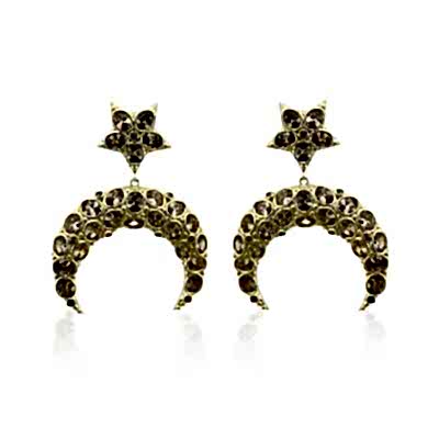 Crescent Ruby Collection Earrings - Thumbnail
