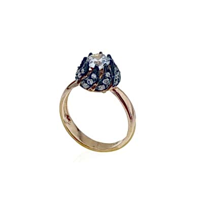 by Eda Çetin - Crow's Foot Diamond Mounting Ring 
