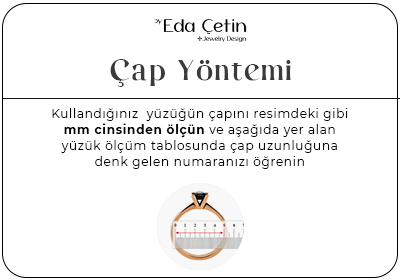 Yüzük ölçüsü çap yöntemi