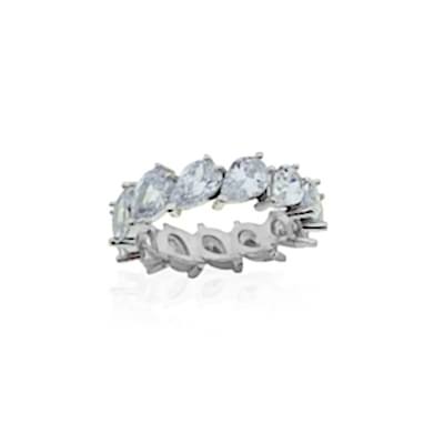 by Eda Çetin - Diamond Mounted Drop Stone Ring