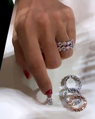 Diamond Mounted Full Ring - Thumbnail