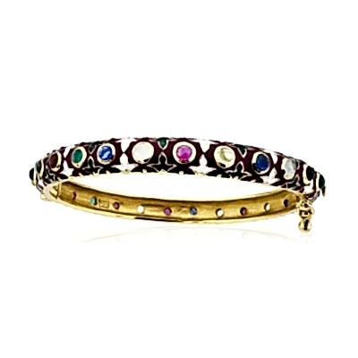by Eda Çetin - Divan Collection Enamel Bracelet - Thick (1)