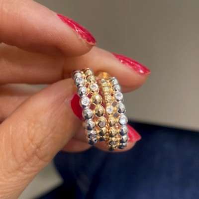by Eda Çetin - Double Color Ball Ring (1)