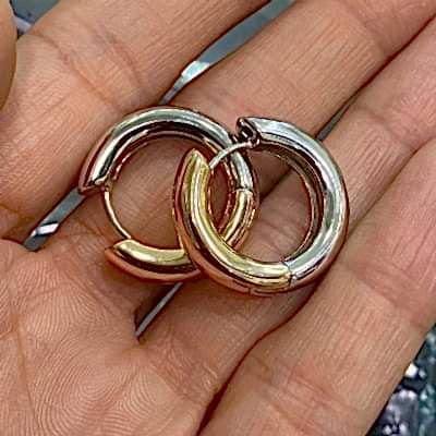 by Eda Çetin - Double Color Hoop Earrings (1)