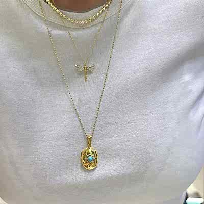 by Eda Çetin - Dragonfly Necklace (1)