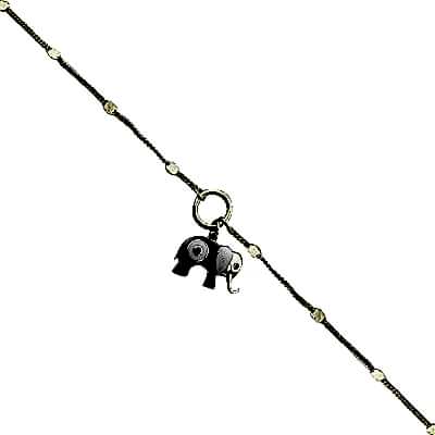 by Eda Çetin - Enamel Elephant Anklet
