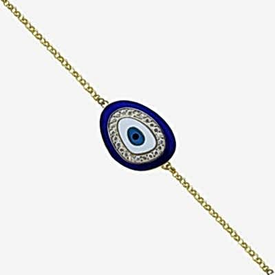 by Eda Çetin - Enamel Evil Eye Bead Bracelet (1)