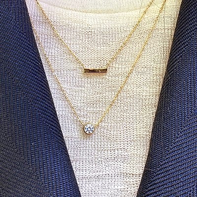 Espino Self-Double Necklace - Thumbnail