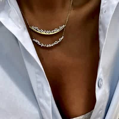 by Eda Çetin - Fey Baguette Stone Necklace (1)