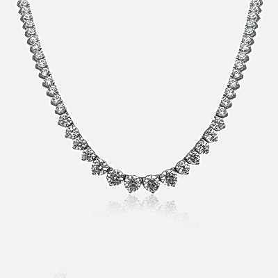 by Eda Çetin - Filtered Tennis Necklace - 40 Cm