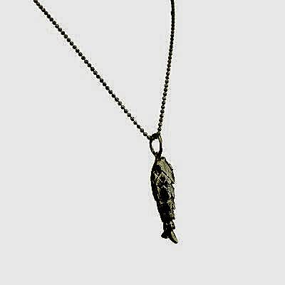 Fish Necklace Ball Chain - Thumbnail