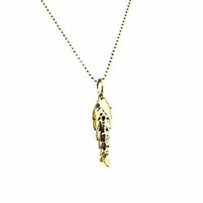 by Eda Çetin - Fish Necklace Ball Chain