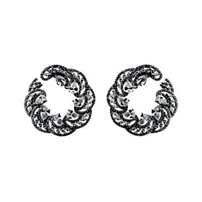 by Eda Çetin - Giana Drop Circle Earrings