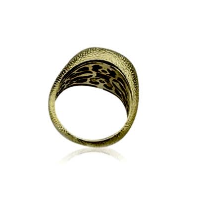 Grana Tattoo Plate Ring - Thumbnail